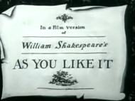 As You Like It